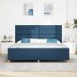 Preview: Bettgestell Blau 200x200 cm Stoff