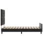 Preview: Bettgestell Schwarz 90x190 cm Samt
