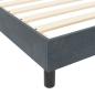 Preview: Bettgestell Dunkelgrau 90x200 cm Velours