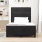 Preview: Bettgestell Schwarz 120x190 cm Samt