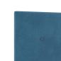 Preview: Bettgestell Dunkelblau 140x190 cm Samt