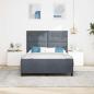 Preview: Bettgestell Dunkelgrau 160x200 cm Samt