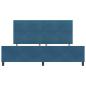 Preview: Bettgestell Dunkelblau 200x200 cm Samt