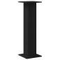 Preview: Pflanzenständer 2 pcs Schwarz Eichen-Optik 30 x 30 x 95 cm