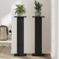 Preview: Pflanzenständer 2 pcs Schwarz Eichen-Optik 30 x 30 x 95 cm