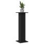 Preview: Pflanzenständer 2 pcs Schwarz Eichen-Optik 30 x 30 x 95 cm