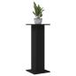Preview: Pflanzenständer 2 pcs Schwarz Eichen-Optik 30 x 30 x 80 cm