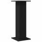 Preview: Pflanzenständer 2 pcs Schwarz Eichen-Optik 30 x 30 x 80 cm