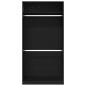 Preview: Schwarzer Eichenkleiderschrank - 100x50x200 cm