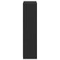 Preview: Kleiderschrank Schwarz Eiche 80x50x200 cm Holzwerkstoff