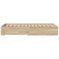 Preview: Bettgestell Sonoma Eiche 90x190 cm Spanplatte