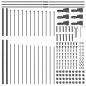 Preview: Gartenzaun 2 pcs Grau 170 x 215 cm Pulverbeschichteter Stahl