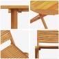 Preview: 3-teiliges klappbares Bistro-Set aus massivem Akazienholz