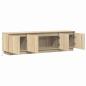 Preview: TV-Schrank mit LED Sonoma Eiche 180x38x49 cm Holzwerkstoff