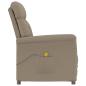 Preview: Massagesessel Taupe Mikrofaser