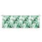 Preview: Gartenbankkissen mit Blattmuster 150x50x4 cm aus Oxford-Gewebe