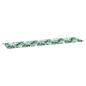 Preview: Gartenbankkissen mit Blattmuster 200x50x4 cm aus Oxford-Gewebe
