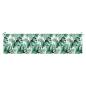 Preview: Gartenbankkissen mit Blattmuster 200x50x4 cm aus Oxford-Gewebe