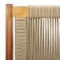 Preview: Gartenbank Beige 76x122x73 cm Massivholz Akazie
