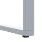 Preview: Gartentisch Grau 140 x 80 x 75 cm Massivholz Akazie
