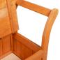 Preview: Gartenstauraum Bank Akazie 119x76x44 cm Massivholz Kiefer