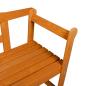 Preview: Gartenbank Akazie 119x76x44 cm Massivholz Kiefer