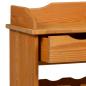 Preview: Weinregal Braun 58 x 28 x 90 cm Massives Kiefernholz