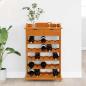 Preview: Weinregal 90x60x30 cm Massivholz Kiefer
