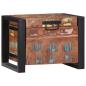 Preview: ARDEBO.de - Aufbewahrungstruhen 40x30x30cm Solid Reclaimed Wood und Metall