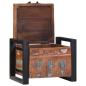 Preview: Aufbewahrungstruhen 40x30x30cm Solid Reclaimed Wood und Metall