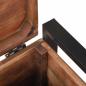 Preview: Aufbewahrungstruhen 40x30x30cm Solid Reclaimed Wood und Metall