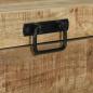 Preview: Aufbewahrungstruhen 60x30x30cm aus massivem Mango-Holz und Metall