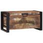 Preview: Aufbewahrungstruhen 60x30x30cm Aus solidem, recyceltem Holz und Metall