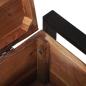 Preview: Aufbewahrungstruhen 60x30x30cm Aus solidem, recyceltem Holz und Metall