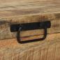 Preview: Aufbewahrungsboxen 80x30x30cm aus massivem Mangoholz und Metall