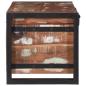 Preview: Aufbewahrungstruhen 80x30x30cm Aus solidem recyceltem Holz und Metall