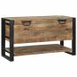 Preview: ARDEBO.de - Lagerkisten Grobes Mango Massives grobes Mangoholz 80 x 35 x 45 cm