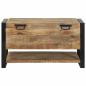 Preview: Lagerkisten Grobes Mango Massives grobes Mangoholz 80 x 35 x 45 cm
