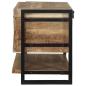 Preview: Lagerkisten Grobes Mango Massives grobes Mangoholz 80 x 35 x 45 cm