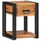 Preview: Nachttisch 40x35x50 cm aus Akazienholz