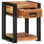 Preview: Nachttisch 40x35x50 cm aus Akazienholz