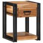 Preview: Nachttisch 40x35x50 cm aus Akazienholz