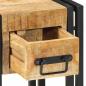 Preview: Nachttisch 40x40x40 cm aus massivem Mangoholz