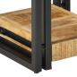 Preview: Nachttische 2 Stück 40x40x40 cm aus massivem Mangoholz