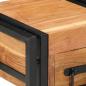 Preview: Nachttische 2er Set 30x30x40 cm aus Akazienholz