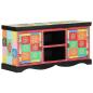 Preview: TV-Schrank Bunt 100x35x50 cm aus Mangoholz