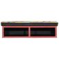 Preview: ARDEBO.de - TV Schrank Wandmontage Mehrfarbig 80x30x22 cm Ingenieurholz