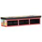 Preview: TV-Schrank Wandmontiert Mehrfarbig 100x30x22cm Ingenieurholz