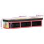 Preview: TV-Schrank Wandmontiert Mehrfarbig 100x30x22cm Ingenieurholz
