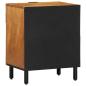 Preview: Nachttisch 50x33x60 cm Massivholz Akazie